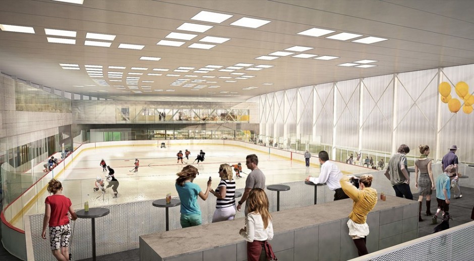 LBG Aréna Rača: Tréningová hokejová resp. korčuliarska hala má slúžiť na prípravu a akcie pre športujúcu mládež.
